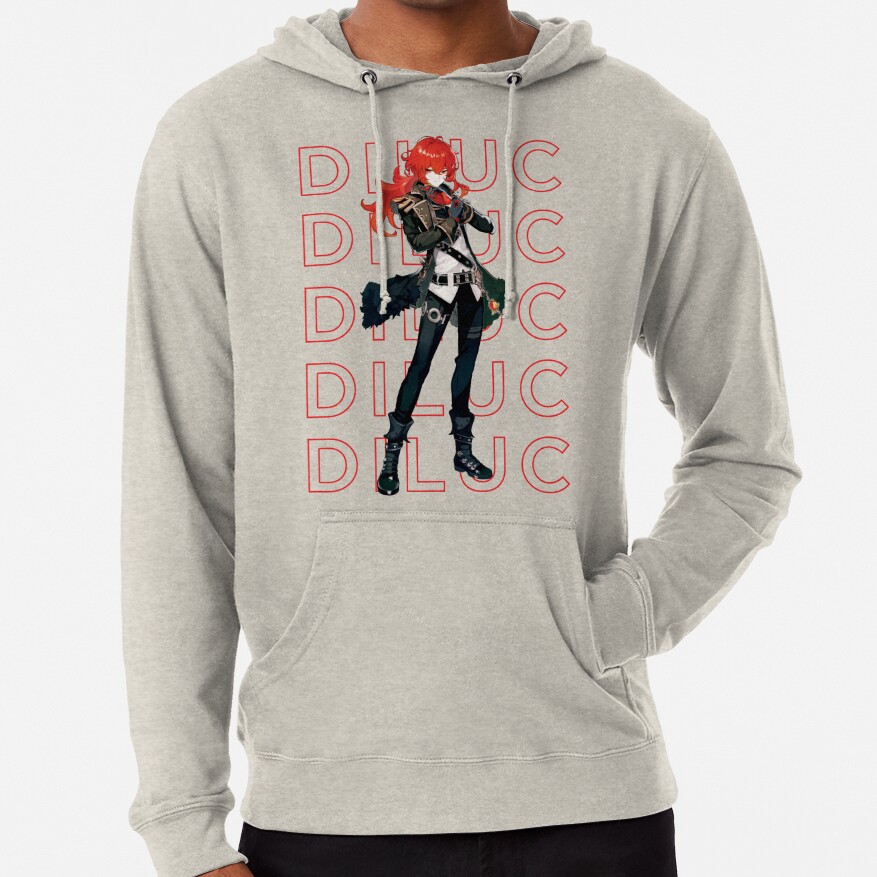 Genshin Impact Diluc Design Hoodie - Genshin Impact Gifts