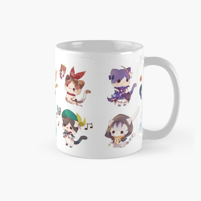 Genshin Impact Kitty Collection Mug - Genshin Impact Gifts